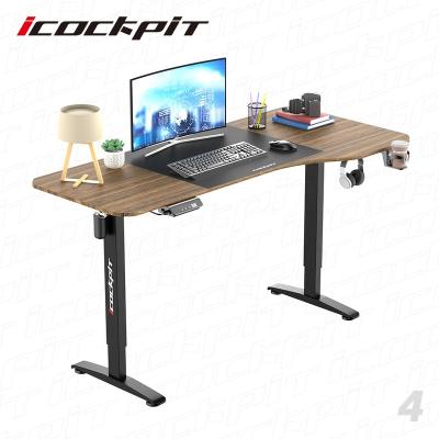 China High Quality Icockpit Fashion Study Height Adjustable Desk Single Adult Modern Electric Motor Adjustable Height (Height) for sale