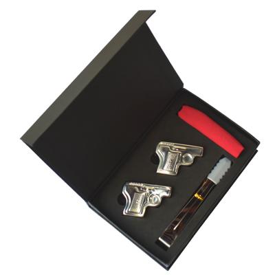 China Sustainable New Product Stainless Steel Gun Shape Ice Cube Cooling for sale