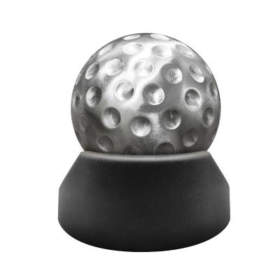 China Viable Ice Stones Gift Set High Cooling Technology Reusable Stainless Steel Golf Ball Rocks Ice Cube For Whiskey Stone Men Gift for sale