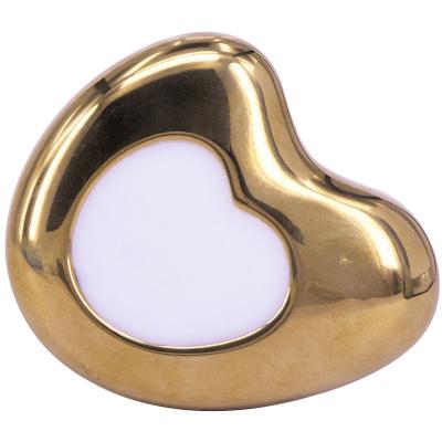 China Face Body Face Massager Contains Liquid Rose Gold Heart Shaped Stainless Steel Guasha for sale