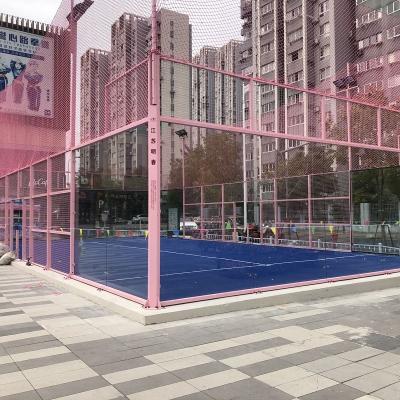 China Good Quality Sports Safety PDWR Padel Tennis Foam Padel Glass Court Tennis Courts For Outdoor Play for sale