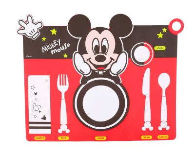 China Sustainable Collection 3D Silicone Place Mat Kids Lovely Disney Place Mat for sale