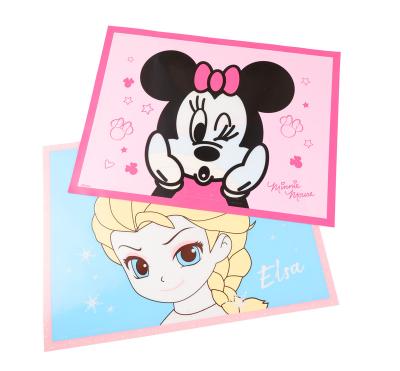 China Disney Silicone Place Mat Kids Place Mats Durable Heat Resistant Silicone Place Mats for sale