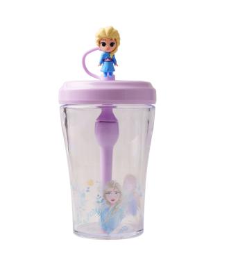 China Disney Water Bottle Drinking Vessels Tableware Dinner Service Viable Cover, Elsa Ariel Minnie McQueen Mickey Dumbo Mug Cups for sale