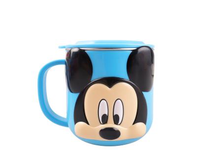 China Disney Sustainable Products, Water Mug, Elsa, Anna, Stitch, Rapunzel, McQueen, Mickey 3D Modeling Mug for sale