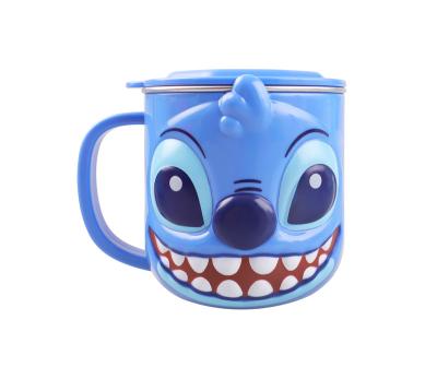 China Disney Cartoon Viable Kids Water Cup 3D Modeling Special Cup Stainless Steel Water Cup for sale