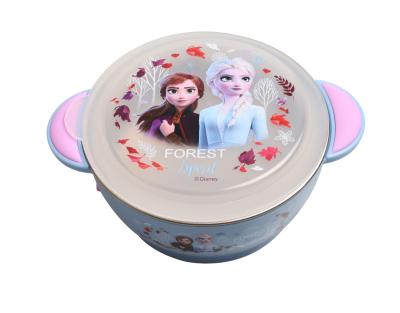 China Cartoon Disney dinnerware, dinnerware, dining ware, kids, bowl with cover, Mickey, Minnie, McQueen, frozen, Elsa, Anna, kids for sale