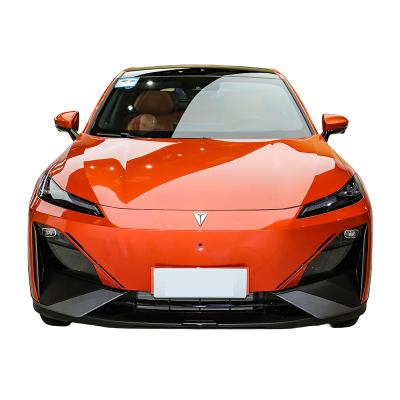 China Leather 2023 UESD New Chinese Energy Car Hybrid Vehicles CLTC 200KM/1200KM Orange Shenlan S7 for sale