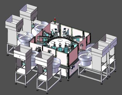 Cina Macchina di assemblaggio del cappuccio dell'eliferro in acciaio inossidabile PLC Controller Bottle Cap Sealer Machine in vendita