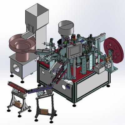 China Easy Output Statistics and Separation of Good and Defective Products CRC Cap Assembly Machine for Moisture-proof Agents for sale