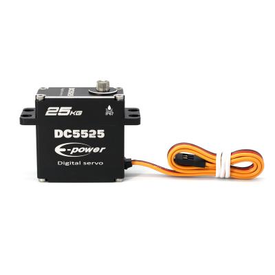 China Vehicles & Remote Control Toys E-Power  8.4V DC5525 25KG Standardl Metal Gear  RC  High Torque Waterproof Motor FPV DC Digital Servo for sale