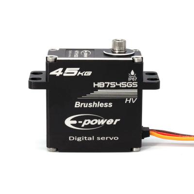 China Vehicles & Remote Control Toys E-power HB7545GS Waterproof High Torque Brushless Motor Digital Servo  45kg  RC  for 1/8 1/10  Car Robot Boat Helicopter for sale