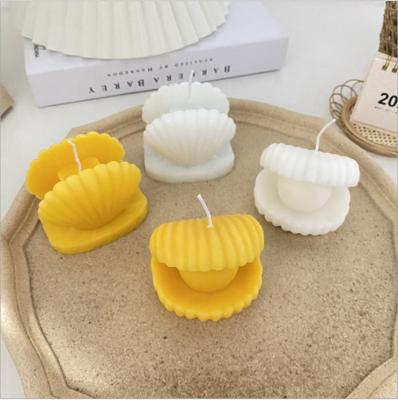 China Handmade Colorful Ocean Shell Scented Soy Wax Candles Ins Simulation Wholesale Home Decoration NEW for sale