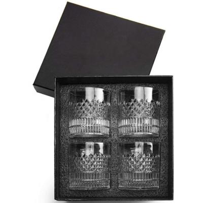 China Custom Old Fashioned Whiskey Tumbler Cups Set Gift Glass Box Bulk Glass for sale