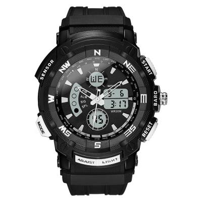 China New Fashion Most Popular Dual Alarm Display Sports Men's Watch Digital Watch for sale