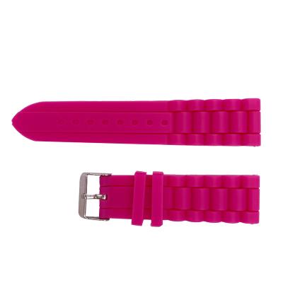 China Wholesale High Quality Low Price 16/18/20/22/24/26mm Silicone Strap Color Rubber Strap for sale