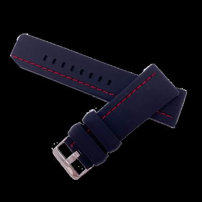 China New Hot Sale SWB005 Silicone Rubber Strap 22/24/26 mm Sports Waterproof Strap for sale