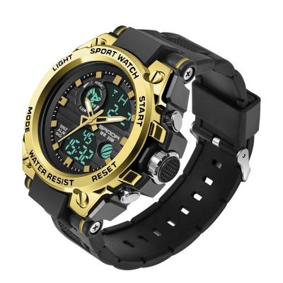 China Multifunctional HANSUN SD001 Digital Alarm Watch With Big Dial Waterproof G Style For Men for sale