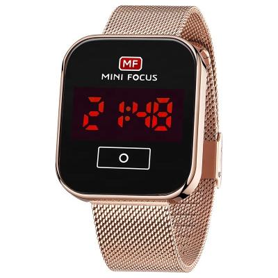 China Day / Date 2022 Most Popular Touch Screen Mesh Band Men's Stainless Steel Digital Watch for sale