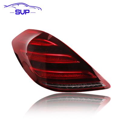 China Reverse Turn Brake Current (Reverse: White. Turn: Yellow. Brake: Dynamic Taillight Rear Light Assembly) Maybach Full LED Flowing Red Flowing Reverse For Mercedes Benz S Class Rear Lamp Light tail W222 2017 for sale