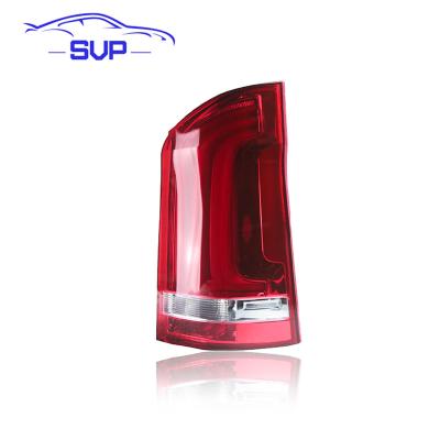 China Reverse Turn Brake Current (Reverse: White. Turn: Yellow. Brake: Dynamic Taillight Rear Light Assembly) Red Full LED Maybach Flowing Rise For Benz VITO W447 Rear Tail Lamp Light from Mercedes for sale