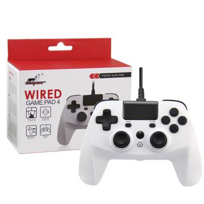 China Touch Buttons Wholesale Special Design Wired Controller With Touch Pad For PS4 Wired Gamepad for sale