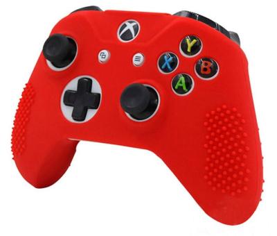 China For X-BOX ONE SLIM controller Silicon Case Red gamepad silicone case for x-box one slim for sale