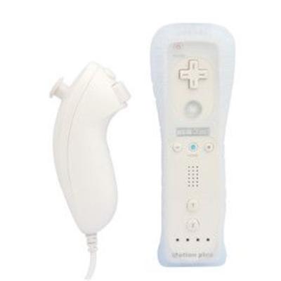 China For WI Controller Wholesale 2 in1 MotionPlus Game Remote Controller and Nunchuk for WI I for sale