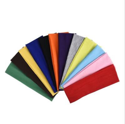 China Yoga Outdoor Sport Elastic Headbands Cheap Customized Running Fitness Cotton Headband for sale