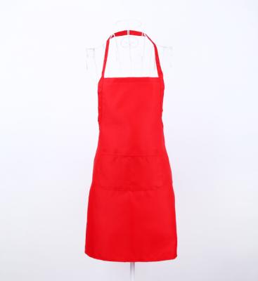 China Hot Selling Custom Made Competitive Price Polyester Cleaning Apron With Logo Printing for sale