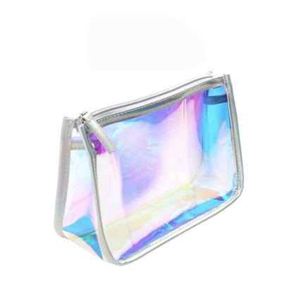 China Travel Clear Makeup Bag Fashion Cosmetic Toiletry Bag For Women Carry On Airport Airline Compliant Bag for sale