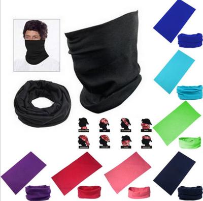 China Recyclable Multifunctional Outdoor Sports Face Mask Scarf Headwear Polyester Bandana Headband Tube Neck for sale