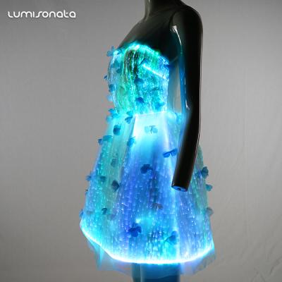 China 7 Color Lights 7 Color LED Lights Variable Light Dress For Sale for sale