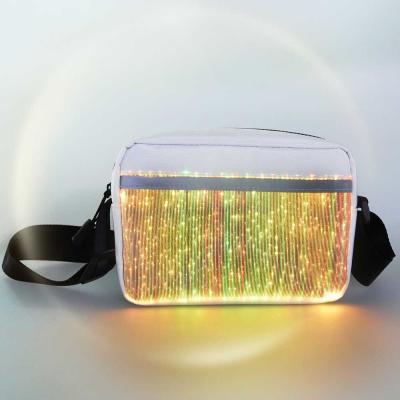 China None Heat LED Messenger Bag Fashion Teenager Bag Changeable Design And Color Handbag Simply Design And Color for sale