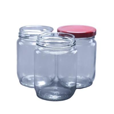 China 023 Hot Sale 75g 75ml Beverage Recycled Bird's Nest Glass Bottle Cylinder Glass Jar for sale