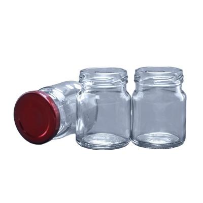 China Beverage Cylinder Wide Mouth Glass Canning Mason Jars 100ml 200ml 300ml 330ml 500ml for sale