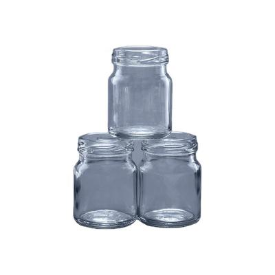 China Customized 50ml Food Honey Jam Glass Jars Glass Jar Beverage 100ml 150ml 200ml 250ml 350ml 500ml 750ml 1000ml for sale