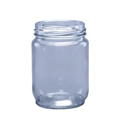 China Beverage Factory Price Kitchen Use Clear Hexagon Shaped Airtight Glass Storage Jar With Metal Lid for sale