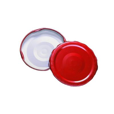 China Golden Beverage Cap 38mm 43mm 48mm 58mm 63mm 70mm 82mm T/O Twist Off Metal Lid for sale