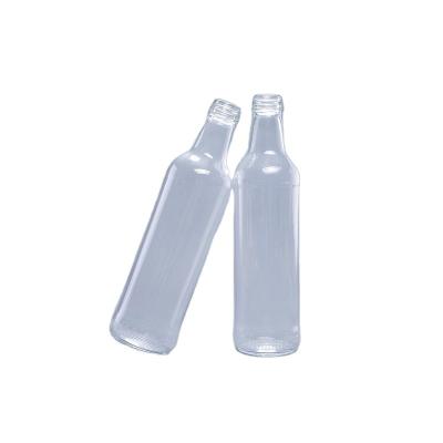 China Home Wholesale Clear Transparent Glass Empty Brewing Bottle Beverage Beer Glass Bottle For Carbonated Package for sale