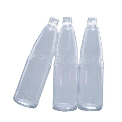 China Wholesale Beverage Most Popular Beverage Clear Transparent Glass Beer Bottle 250ml 330ml 520ml 510ml 650ml 1000ml for sale