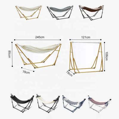 China Modern Japanese Popular 3 Way Hammock Stand-1.2mm Thickness Stainless Steel Frame for sale