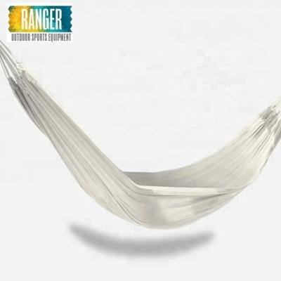 China Wholesale Outdoor Furniture Handmade Cotton White Hammock For Garden for sale