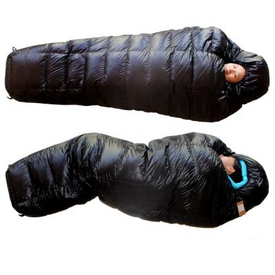 China Mama F 650 Fill Power Hydrophobic Sleeping Bag With Advanced Synthetic Bottom Sleeping Bag for sale