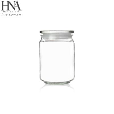 China Freshness Preservation HNA 22 oz 650 ml Glass Canisters Sets For Kitchen Bathroom Pantry Organization for sale