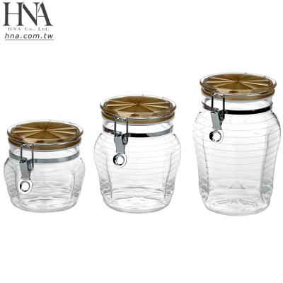 China Sustainable HNA Taiwan Made Storage Jar With Silicone Sealing Ring for sale