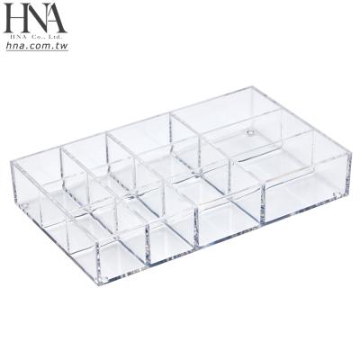 China Sustainable HNA Taiwan Made 12 Compartment Plastic Sideboard Drawer Storage Organizer Tray for sale