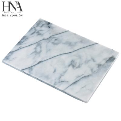 China HNA Viable Taiwan Made Pastry Natural White Marble Board For Cake Cheese Chocolate Dough for sale