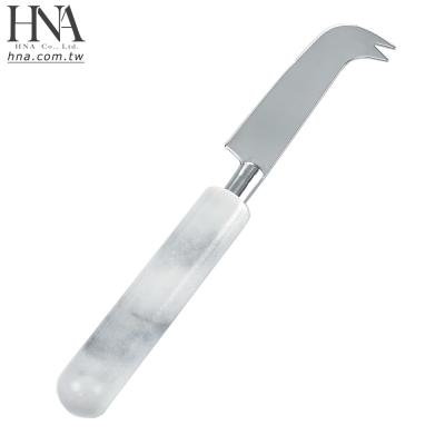 China HNA Viable Taiwan Made Stainless Steel Cutter Slicer Cheese Knife With Marble Handle for sale