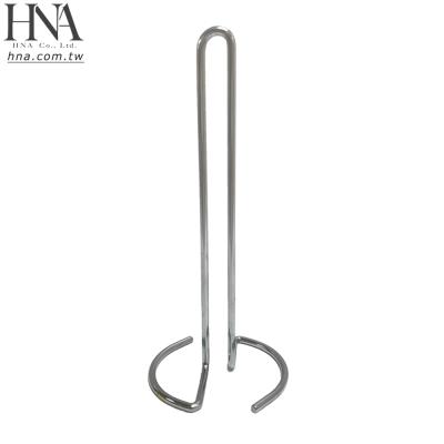 China Sustainable HNA Taiwan Made Classic Style Silver Metal Wire Paper Towel Holder for sale